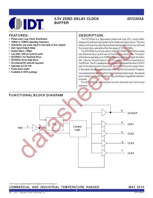 IDT2305A-1DCG datasheet  